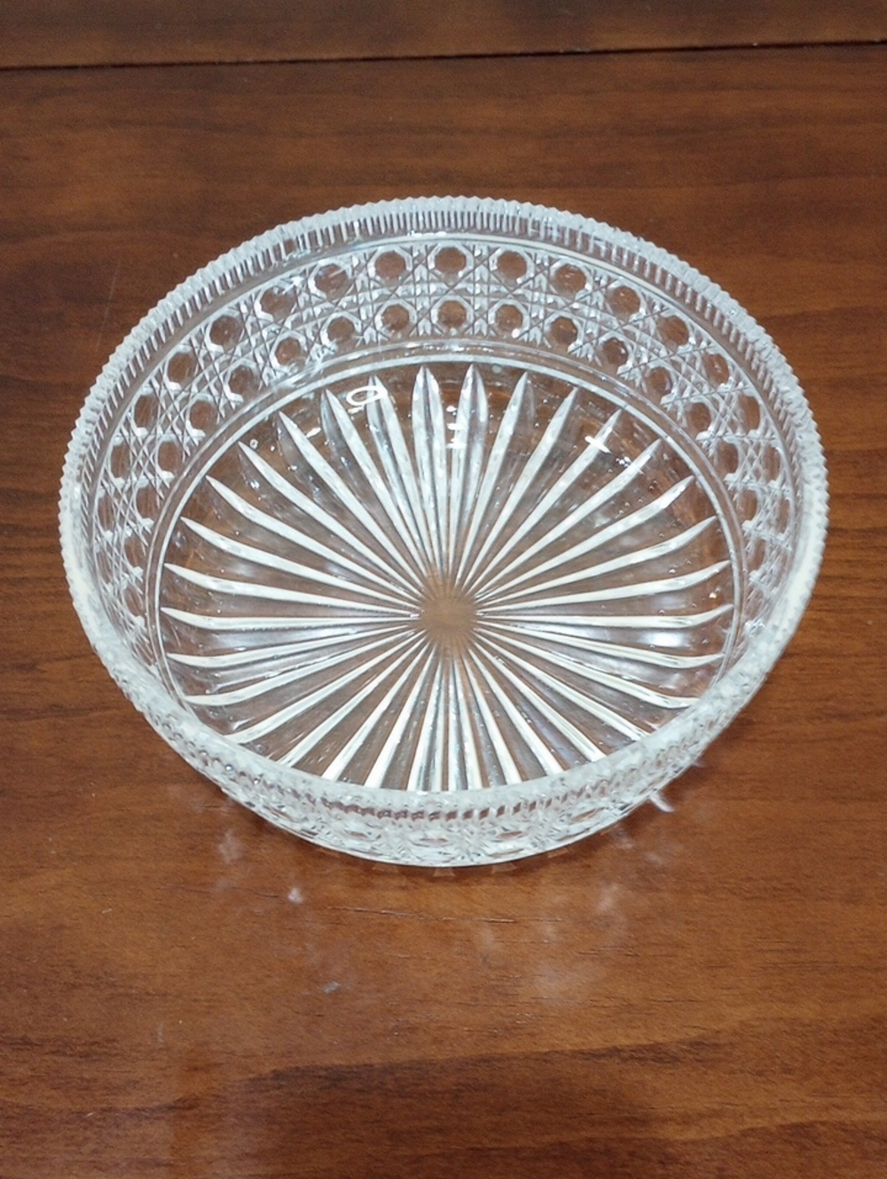 German Lead Crystal Serving Bowl - Vintage